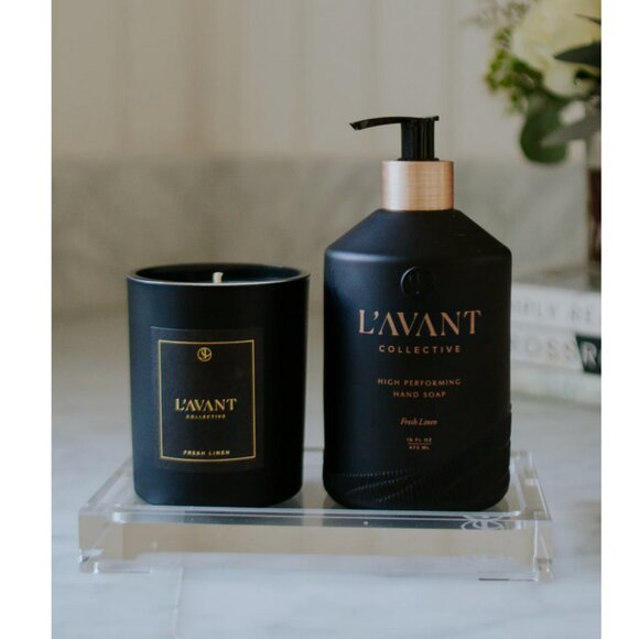 L'Avant Collective Medium Lucite Tray - NEW - Picture 4 of 9